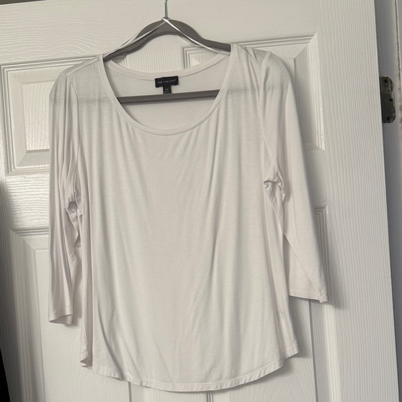 The Limited Tops - The Limited White Long Sleeve Top